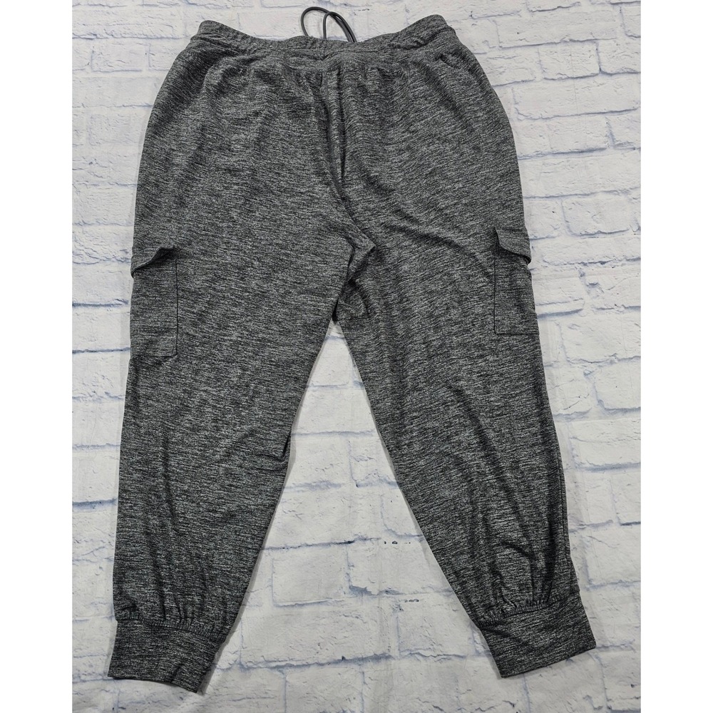 Livi Lane Bryant Active Cargo Joggers Women 18/20 Gray Heathered Space Dye Pants - Picture 6 of 11